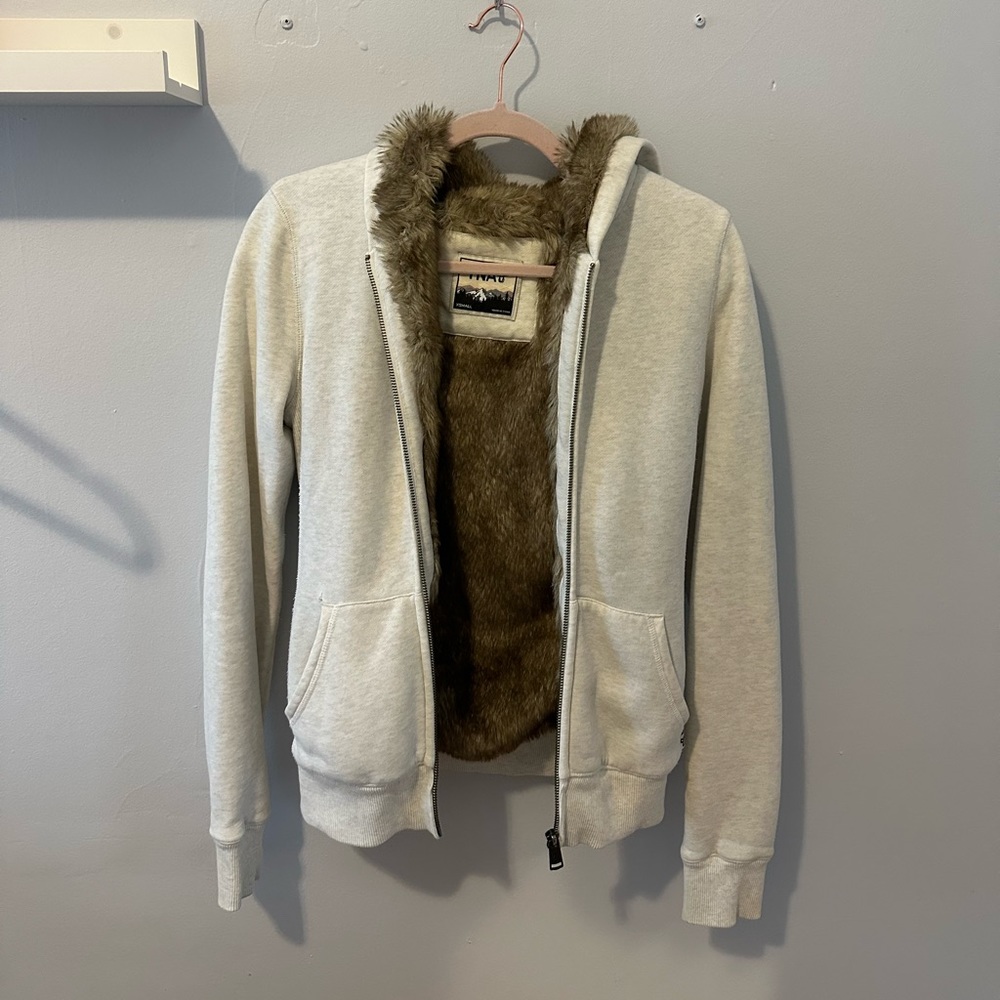 Tna fur lined jacket size xs